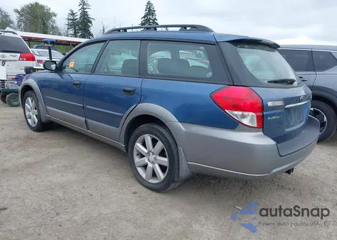 2008 Subaru Outback 2.5I z USA, uszkodzony, nr VIN 4S4BP61C086309309